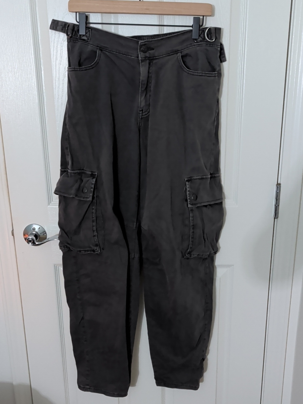 Wild Fable Dark Gray Cargo Pants with Utility Pockets
